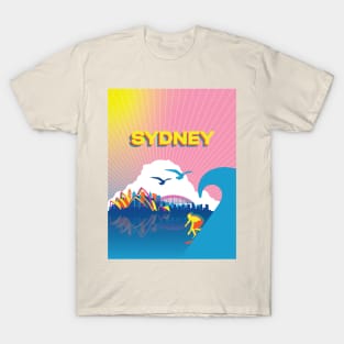 Psychedelic Sydney Sunset T-Shirt